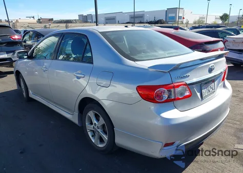 2011 Toyota Corolla S from USA, damaged, VIN 2T1BU4EE5BC731587